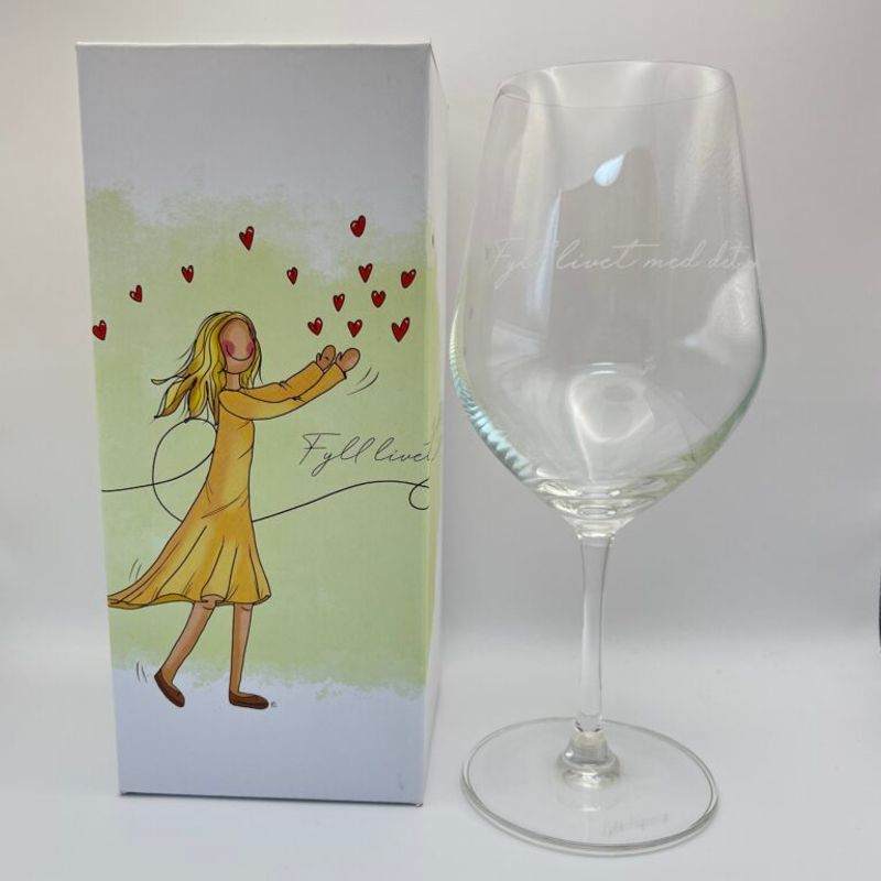 Vinglass - Fyll livet med det som godt er