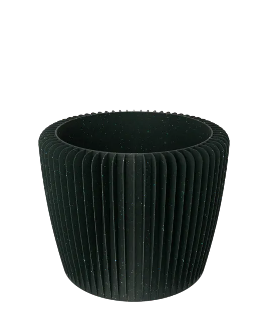 Hovedbilde STRIPE Potte Glitter Green S