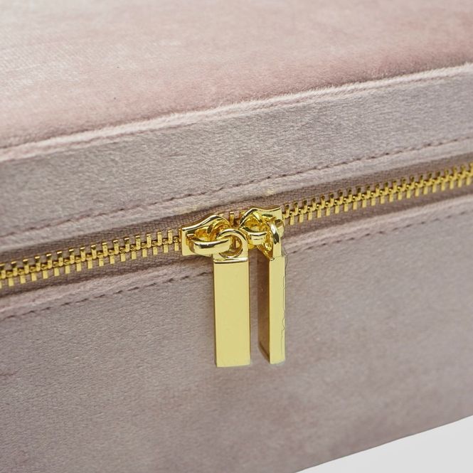 Hovedbilde Stort smykkeskrin i velur sukkerspinn