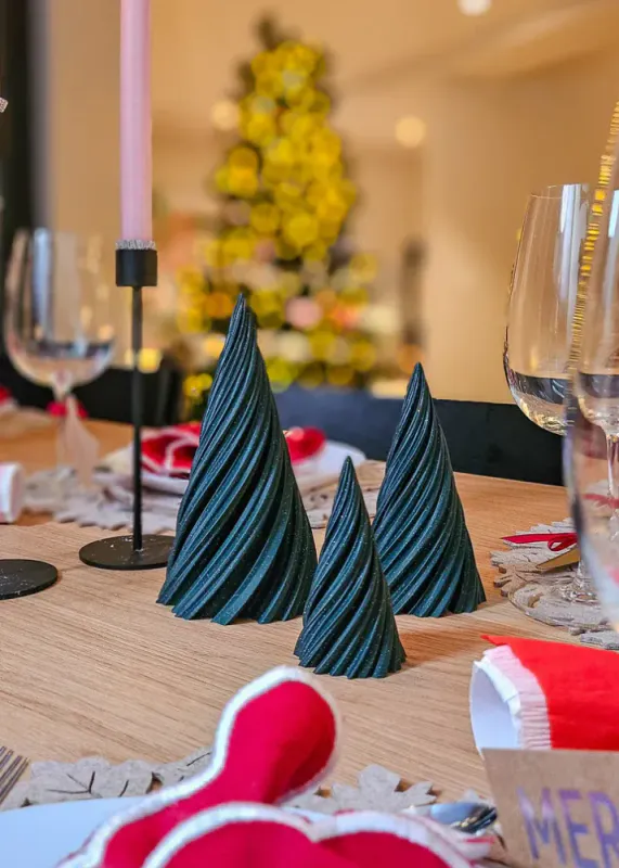 WAVE Juletre  Glitter Green